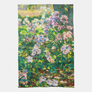 illustration av vintage söt blommor Blindblommor Kökshandduk