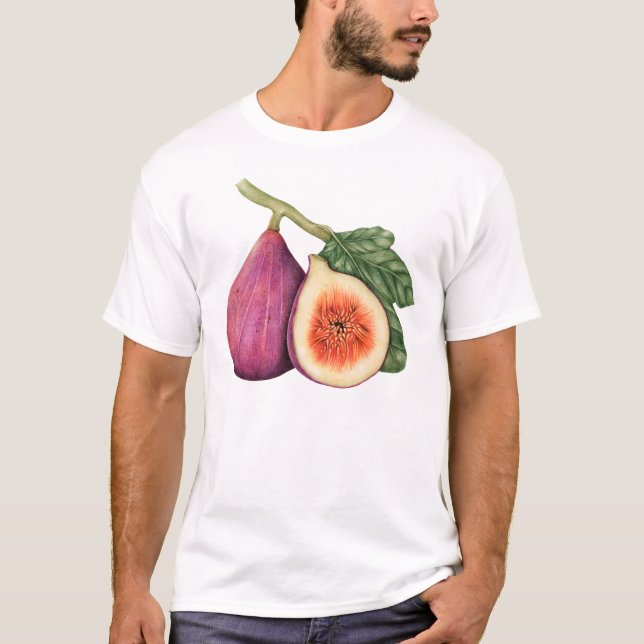 Illustration av vintage t shirt (Framsida)