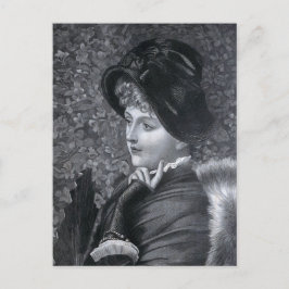 Illustration av Vintagen "A Reverie" Vykort