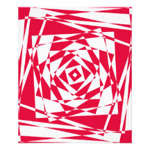 Illustration av vit röd abstrakt