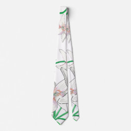 Illustration av vita Lilies Slips