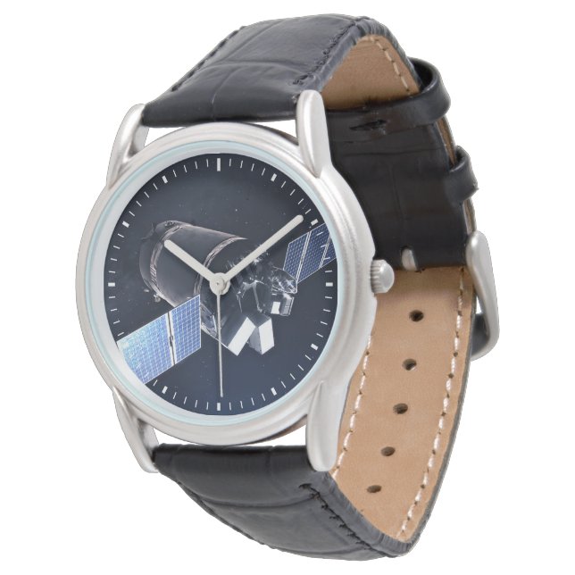 Illustration av XL-rymdfarkosten. Armbandsur (Vinklad)