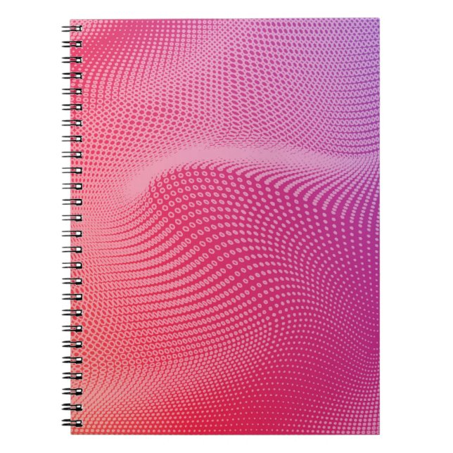 illustration Background Social Media Gradient, Co Anteckningsbok (Framsidan)