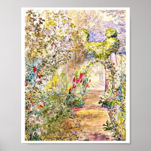 Illustration-Beatrix-Potter 3 med poster Vintage