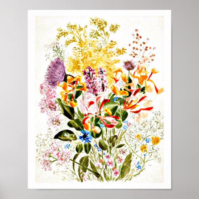 Illustration-Beatrix-Potter med poster Vintage 10 (Framsidan)