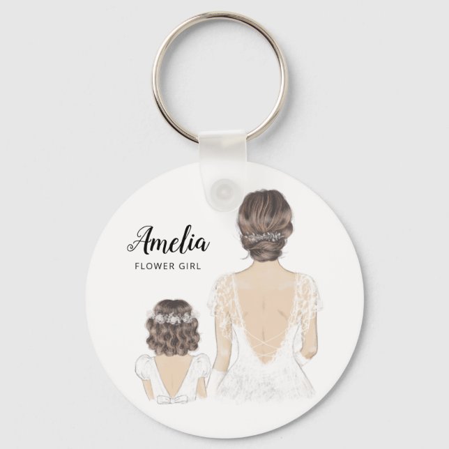 Illustration, blir du min nyckelring för blommor (Framsida)