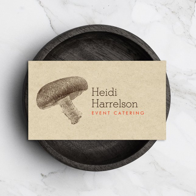 Illustration Brown/Tan - Catering, Chef Visitkort (Skapare uppladdad)