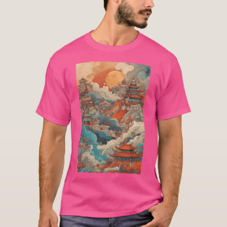 Illustration China Travel T Shirt