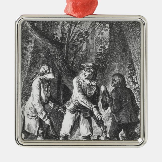 Illustration 'doktorn trots Himself Julgransprydnad Metall (Framsidan)