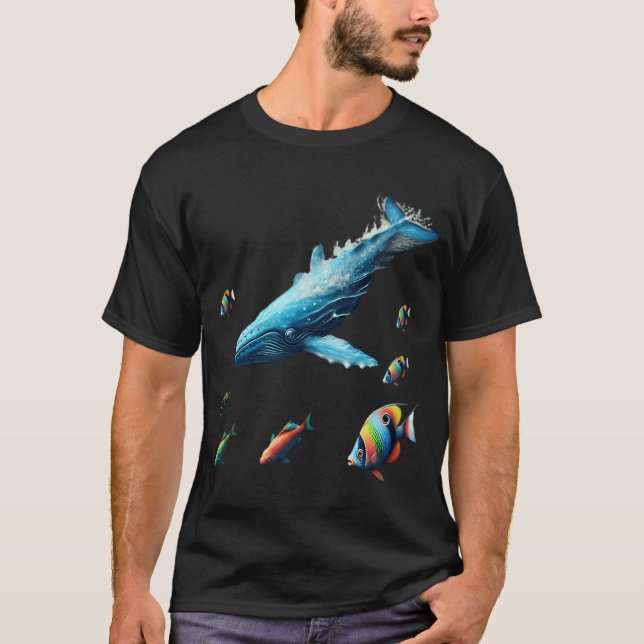 Illustration fisk havsöring t shirt (Framsida)