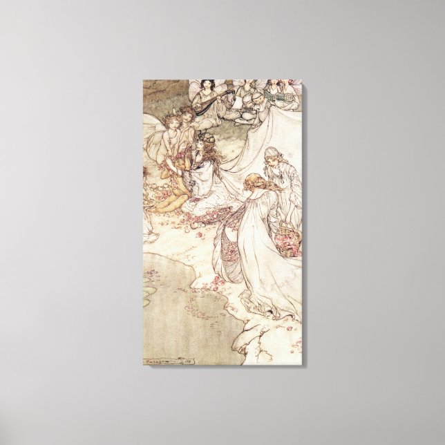 Illustration for a Fairy Tale Canvastryck (Framsida)
