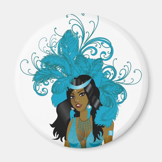 Illustration for carnival costume o las vegas show magnet (Framsidan)