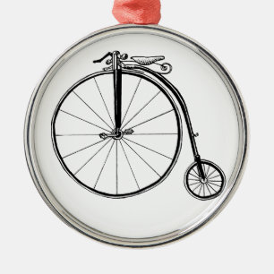 Illustration för cykel för julgransprydnad metall