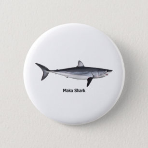 Illustration för haj för Shortfin Mako Knapp