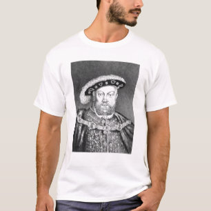 Illustration för kung Henry VIII T-shirt