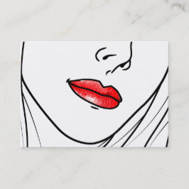 Illustration för Makeupkonstnär Visitkort
