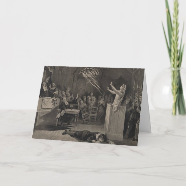 Illustration för Salem häxaförsök Kort (Framsida)