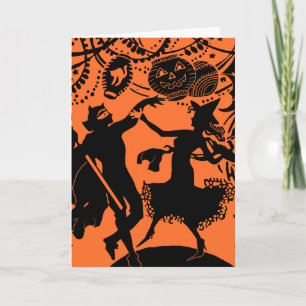 Illustration för Silhouette för dans för Kort