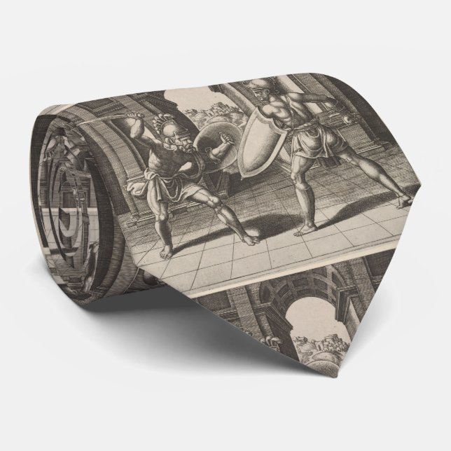 Illustration för slagsmål för slips (Rullad)