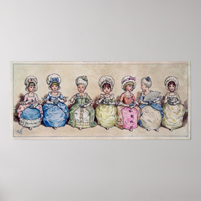 Illustration for 'St. Valentines day", 1914 Poster (Framsidan)