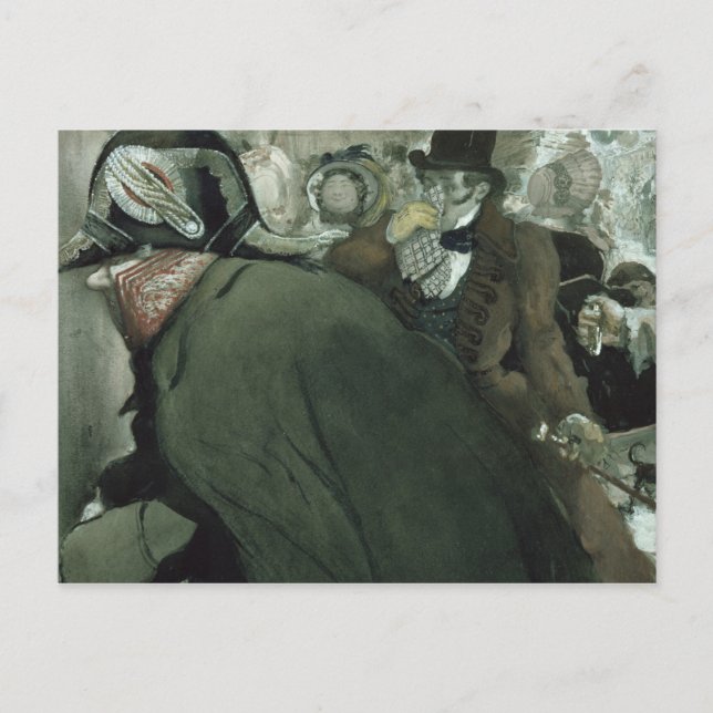 Illustration for the Nose by Nikolai Gogol Vykort (Framsida)