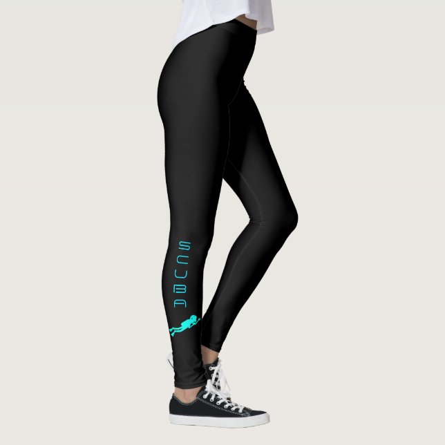 ILLUSTRATION FÖR TURKOSSCUBADYKARE LEGGINGS (Höger)