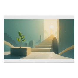 Illustration för universell tillväxt perfect poster