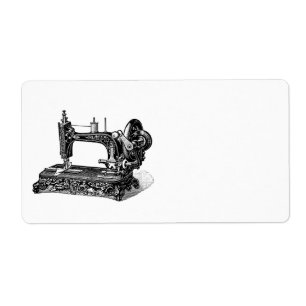 Illustration för vintage1800ssymaskin fraktsedel