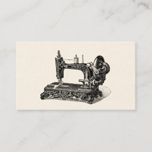 Illustration för vintage1800ssymaskin visitkort