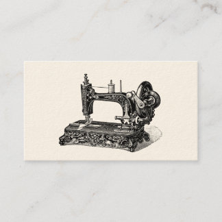 Illustration för vintage1800ssymaskin visitkort