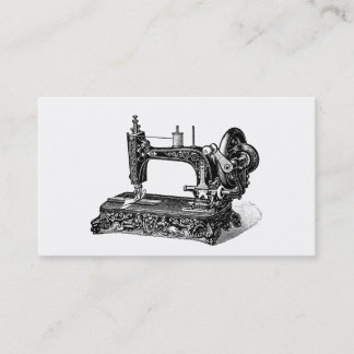 Illustration för vintage1800ssymaskin visitkort