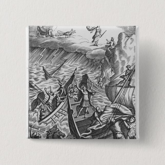 Illustration från "Aeneiden" vid Virgil Knapp (Framsida)