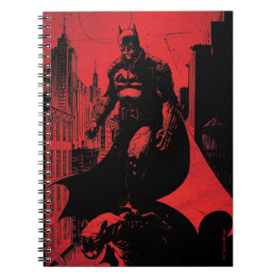 Illustration från Batman Tecknad Bok Anteckningsbok