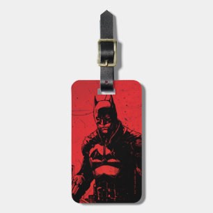 Illustration från Batman Tecknad Bok Bagagebricka
