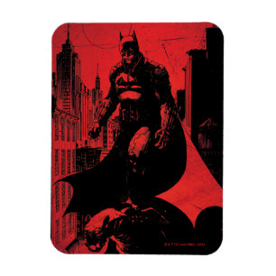 Illustration från Batman Tecknad Bok Magnet
