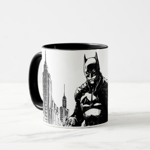 Illustration från Batman Tecknad Bok Mugg