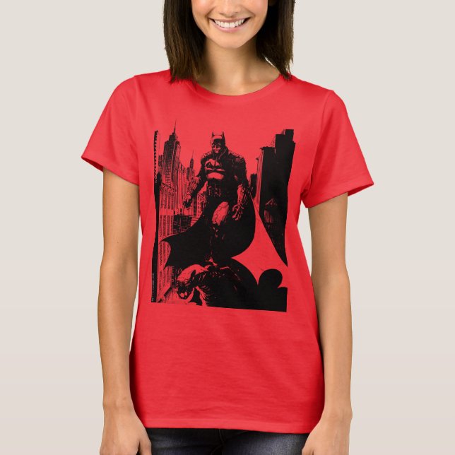 Illustration från Batman Tecknad Bok T Shirt (Framsida)