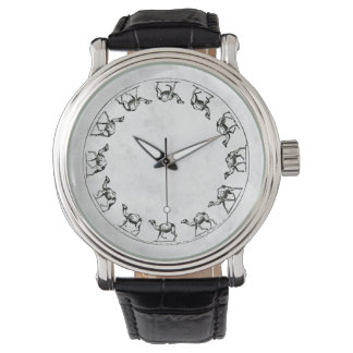 Illustration från Camel Bläck Teckning på Snäckan Armbandsur