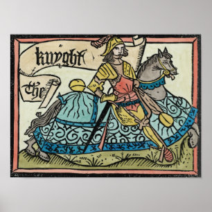 Illustration från Canterbury Tales Poster