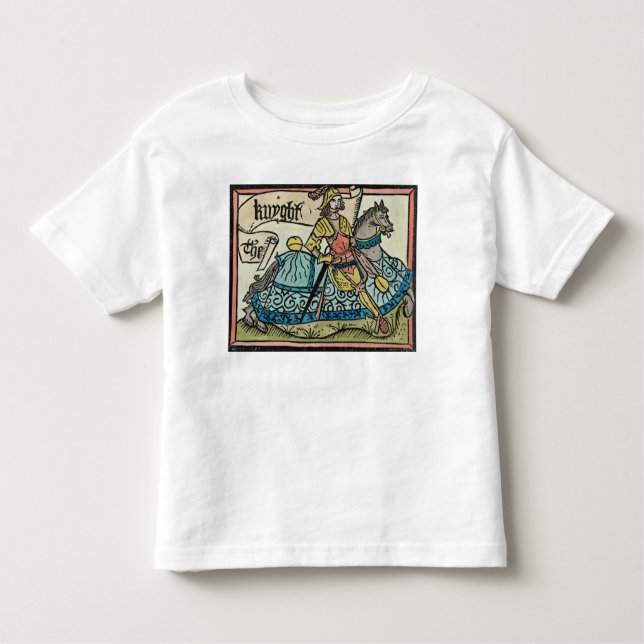 Illustration från "de Canterbury sagorna T Shirt (Framsida)