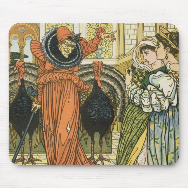 Illustration från den gula dvärgen, första upplaga musmatta (Framsidan)