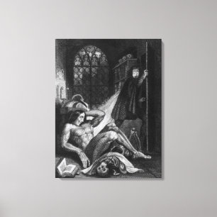 Illustration från 'Frankenstein Canvastryck