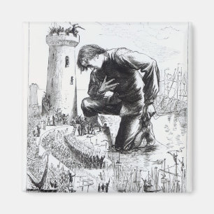 Illustration från 'Gullivers resor Magnet