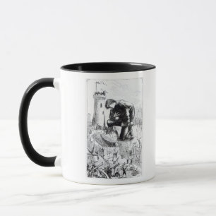 Illustration från 'Gullivers resor Mugg