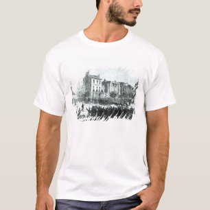 Illustration från "harpers vecko" tidskrift tee