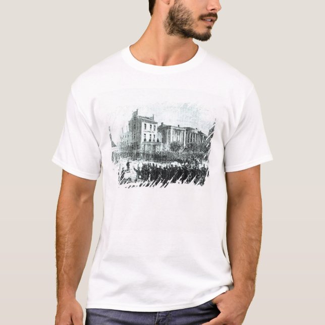 Illustration från "harpers vecko" tidskrift tee (Framsida)