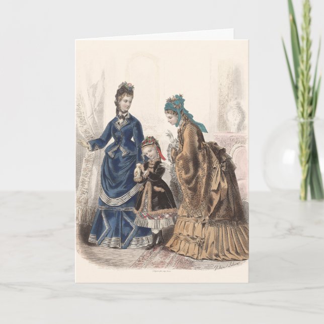 Illustration från Heloise Leloir i Fransk Kort (Framsida)