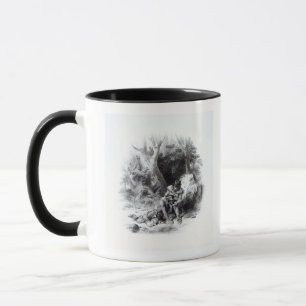 Illustration från 'jumbon av mohicans'na mugg