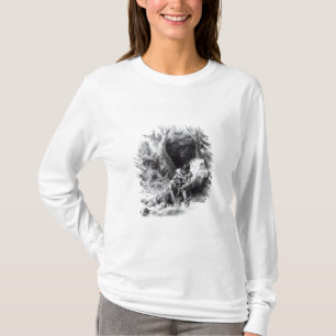 Illustration från 'jumbon av mohicans'na t shirt
