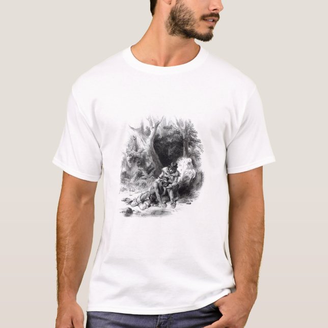 Illustration från 'jumbon av mohicans'na tee (Framsida)